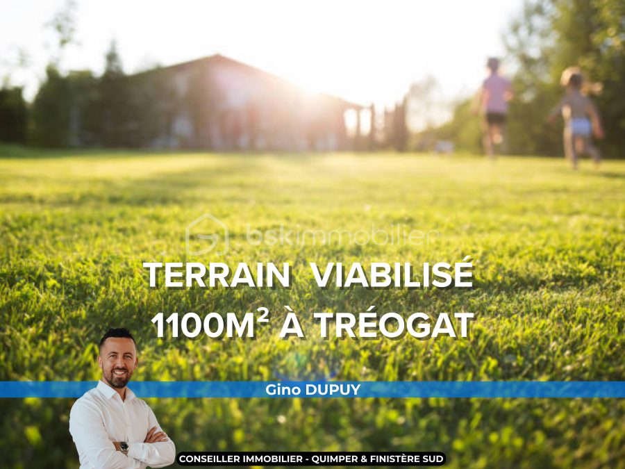 Terrain de 1 100 m² à Treogat — photo 1